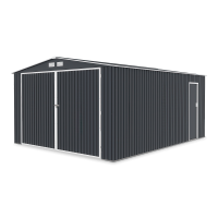 Kingston 380x480 Gri rece metal garaj - HARDMAISTER