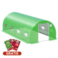 Tunel de folie 3x6x2 - 18m2 Verde