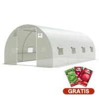 Tunel de folie 3x6x2 - 18m2 Alb