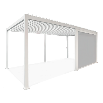 Jaluzele de coborâre pentru pergola Premium White 3m - Gutroof
