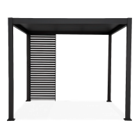 Panou pergolă PREMIUM antracit, lățime 123.5cm - Gutroof