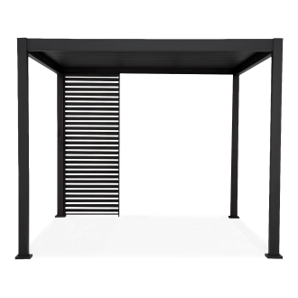 Panou pergolă PREMIUM antracit, lățime 123.5cm - Gutroof