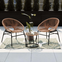 Set mobilier de grădină 2+1 MAYA Beige - FOCUS GARDEN