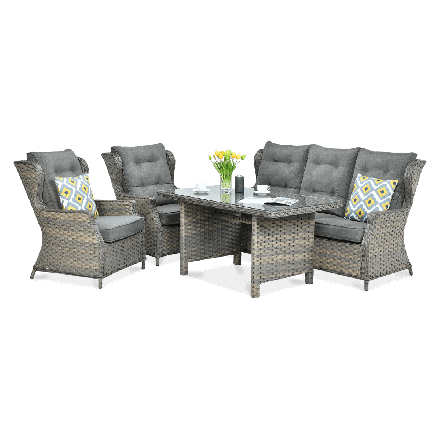 Technorattan mobilier TRIVENTO DINING 3 Melange