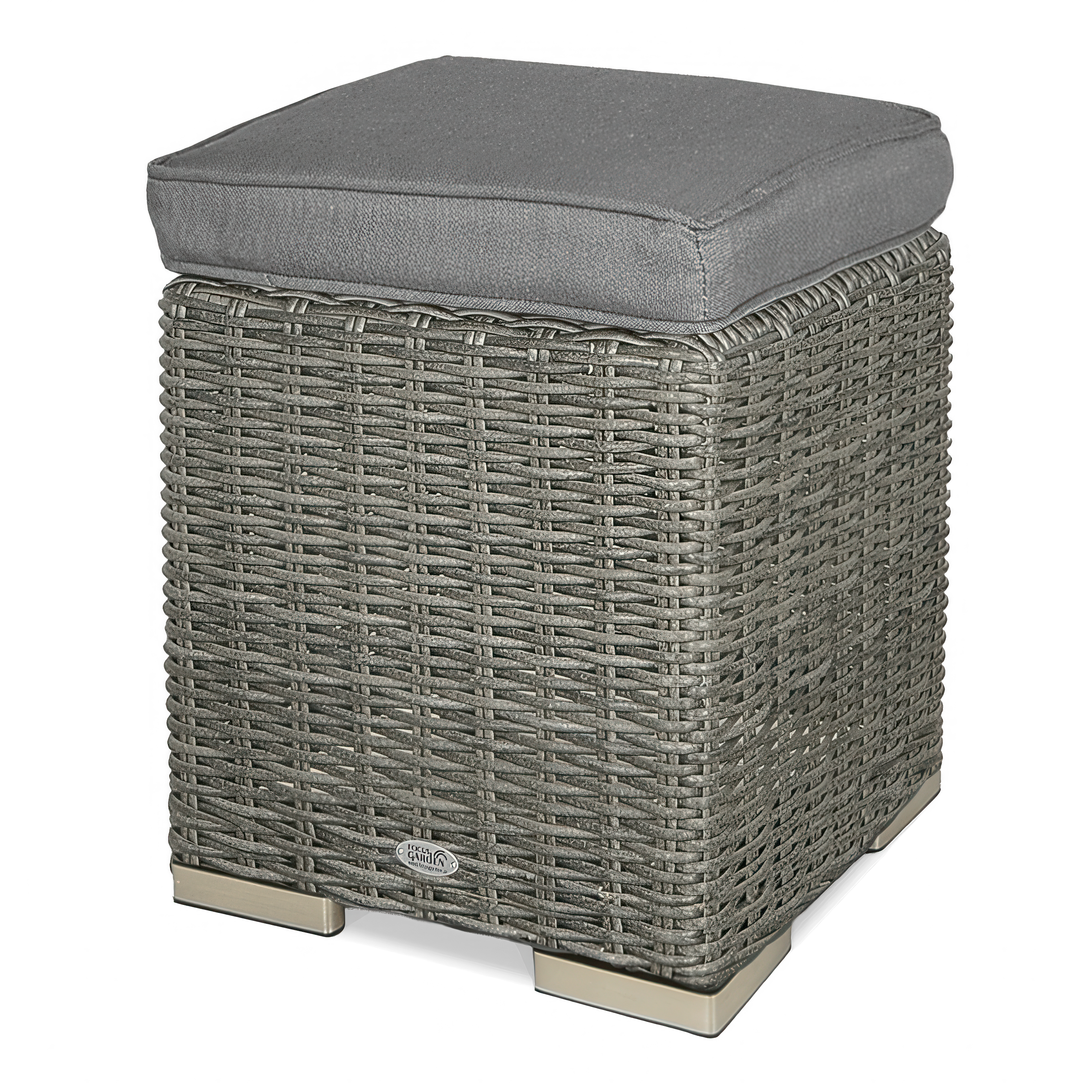 TRIVENTO Pouf gri închis