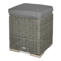 TRIVENTO Pouf gri închis