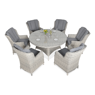 Technorattan mobilier RAVENA alb gri