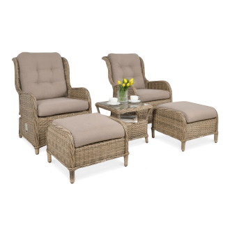 Lounge suite SIENNA DUO PREMIUM maro