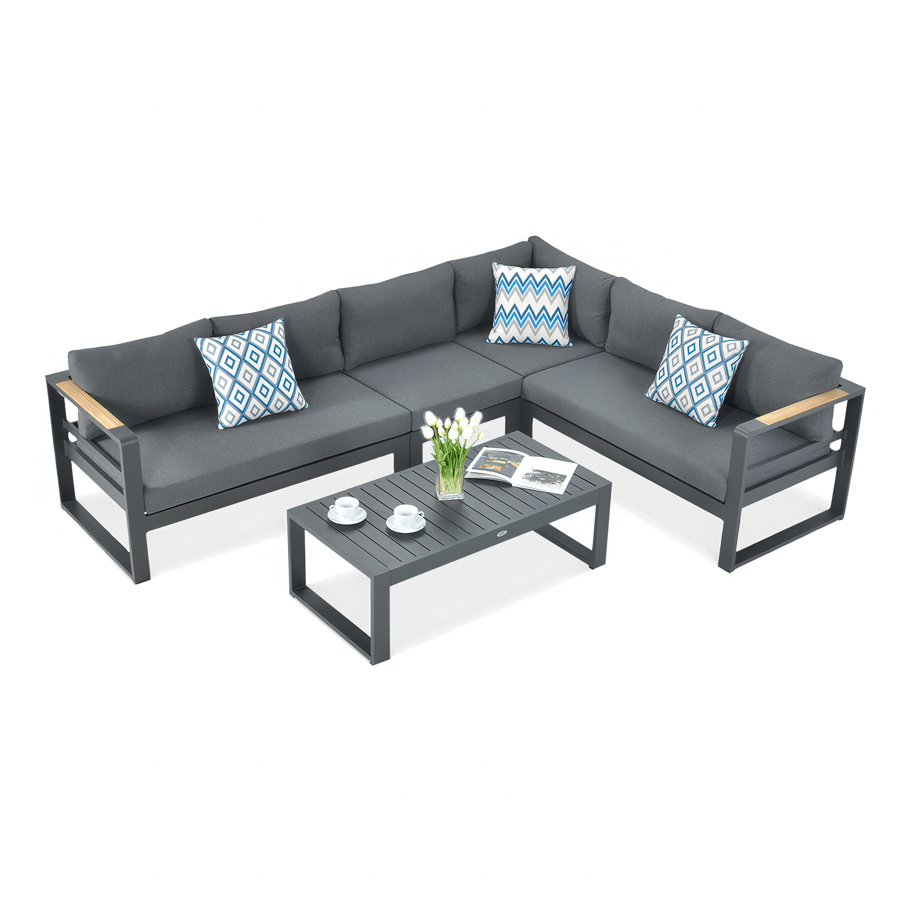 PANAMA Canapea pat antracit