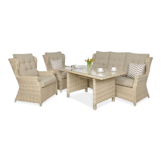 Technorattan mobilier TRIVENTO DINING 3 Bej