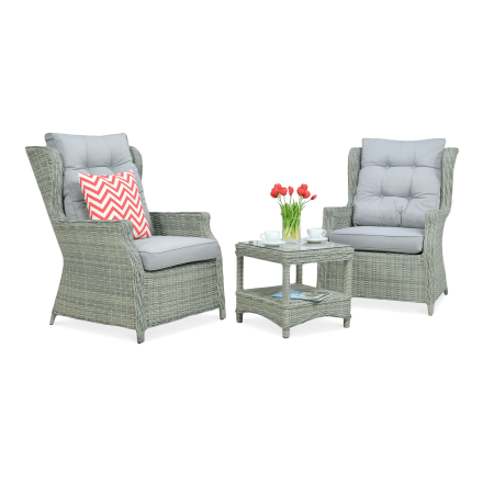 TRIVENTO DUO Set canapea gri