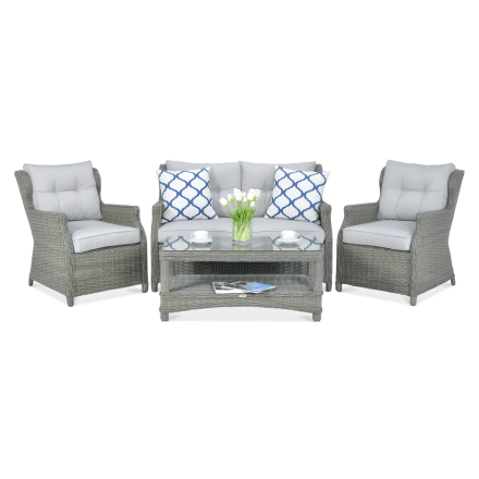 Technorattan mobilier TRIVENTO 2 Gri