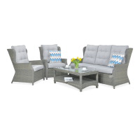 Set Technorattan TRIVENTO 3 Gri