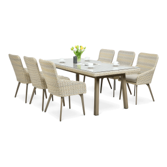 MILANO 6/200 Set Technorattan bej