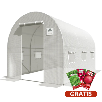 Tunel cu folie 2x3,5x2 - 7m2 Alb