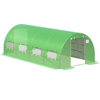 Tunel cu ușă dublă 3x6x2 - 18m2 Verde