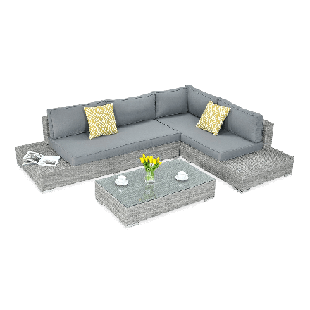 Technorattan colț VERONA Stone Grey