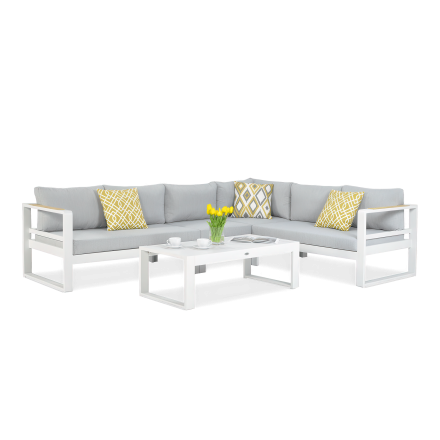 PANAMA Canapea pat albă