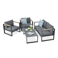 PANAMA Set canapea antracit