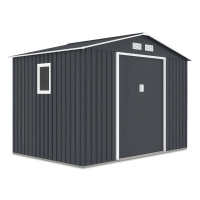 HUDSON casă de scule 277x191cm gri rece - Hardmaister