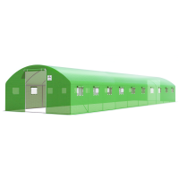 Tunel cu ușă dublă 4x12x2 - 48m2 Verde