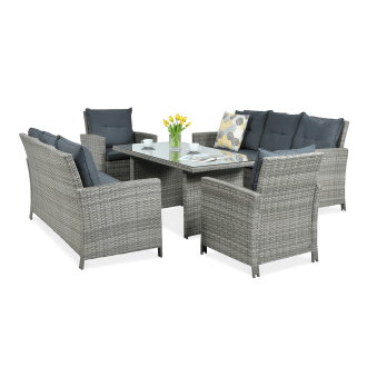 Set Technorattan IBIZA FAMILY Gri