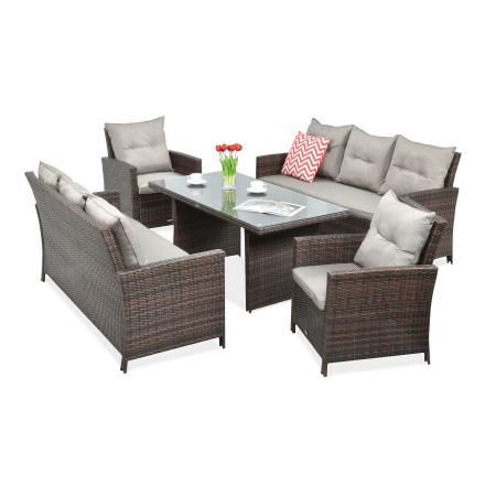 Technorattan mobilier IBIZA FAMILY Brown