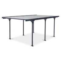 Carport detașat MONTANA 3.1x5m Gri rece