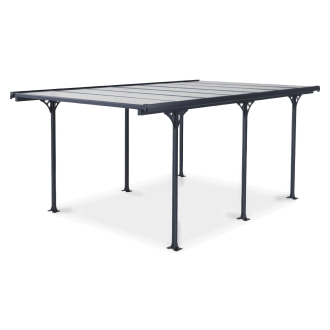 Carport detașat MONTANA 3.1x5m Gri rece