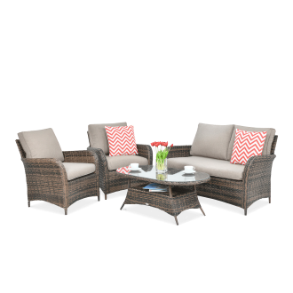 Technorattan set VENTURA 2 Brown