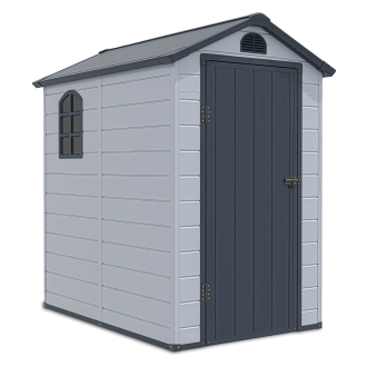 Șopron pentru scule VERMONT 134x192cm Gri deschis - Hardmaister