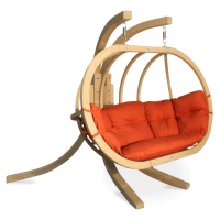 O-ZONE PREMIER fotoliu suspendat din lemn Roșu