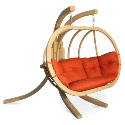 O-ZONE PREMIER fotoliu suspendat din lemn Roșu