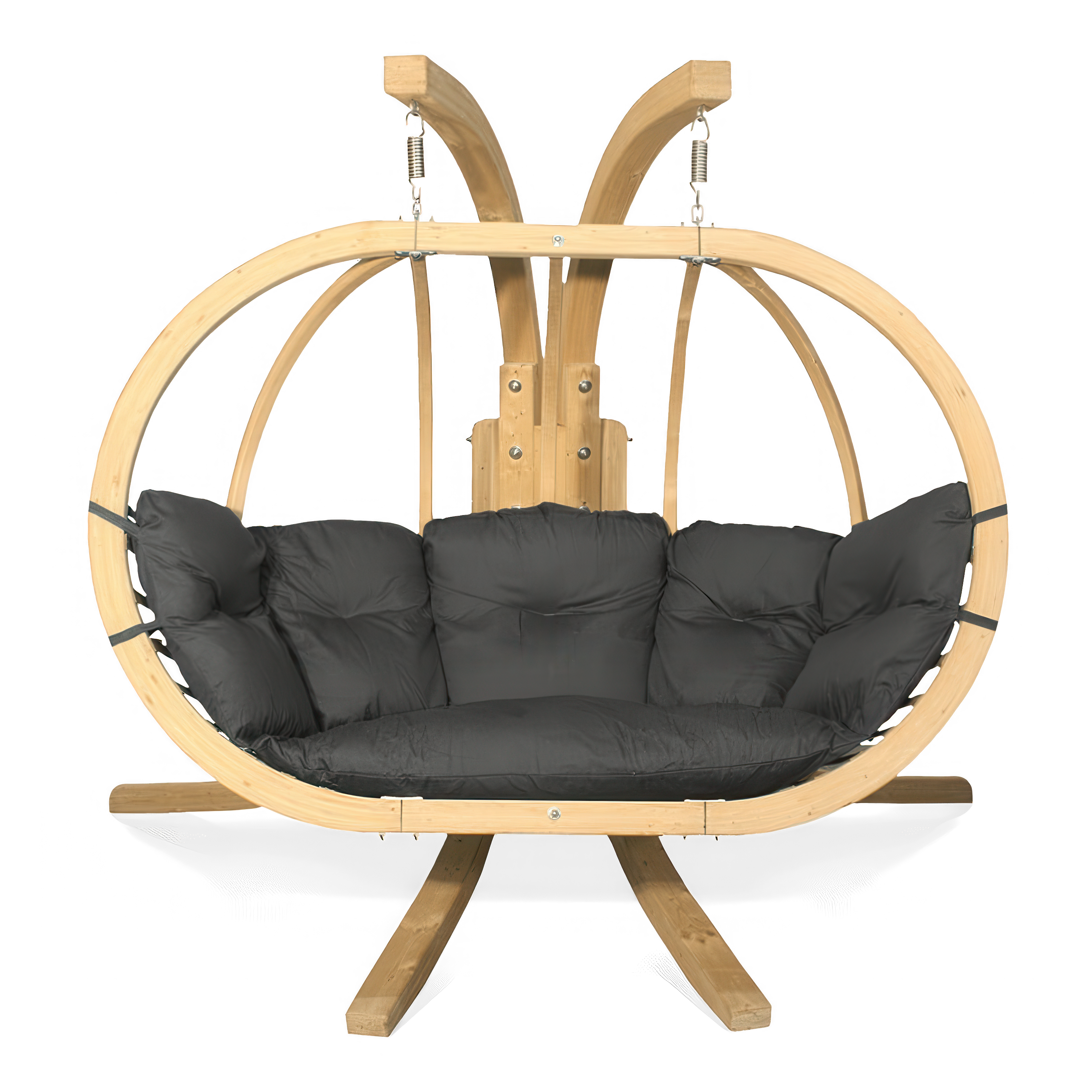 O-ZONE PREMIER fotoliu suspendat din lemn Grafit