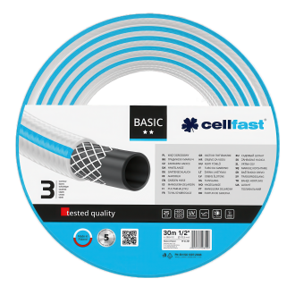 Furtun de grădină BASIC 1/2" 30m Cellfast