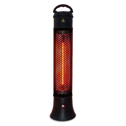 Încălzitor radiant pentru coloană APUS Black