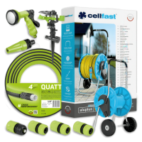 QUATTRO set irigare grădină Furtun 1/2" 50m Cellfast