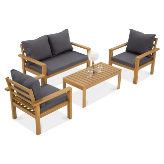 Set de grădină din lemn STAVANGER