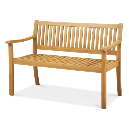 Banca de grădină din lemn ALNES Teak Look