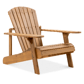 Scaun de grădină din lemn NARWIK Teak Look