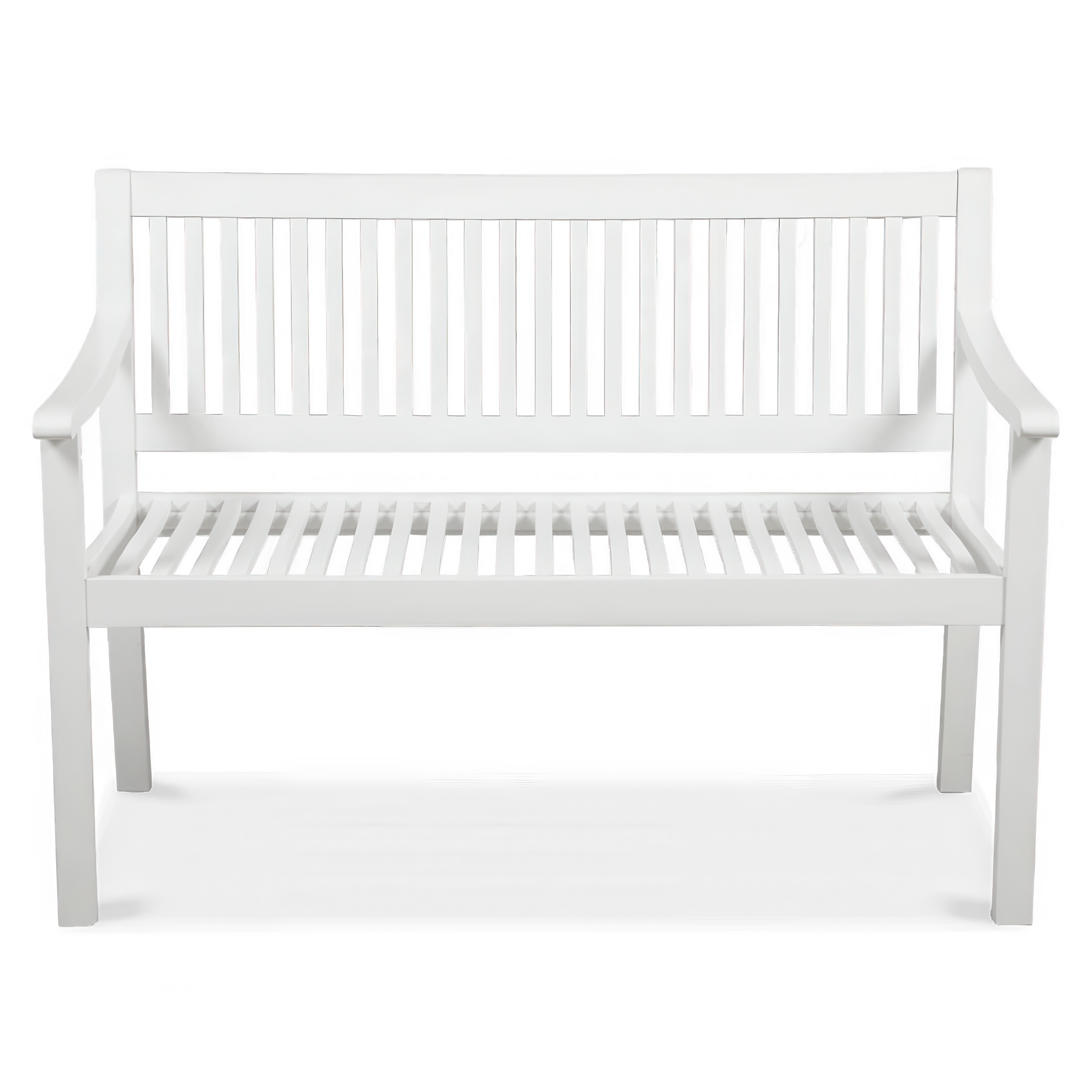 Bancă de grădină din lemn ALNES Alb