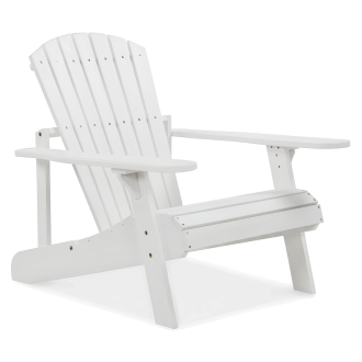 NARWIK Fotoliu de grădină din lemn alb