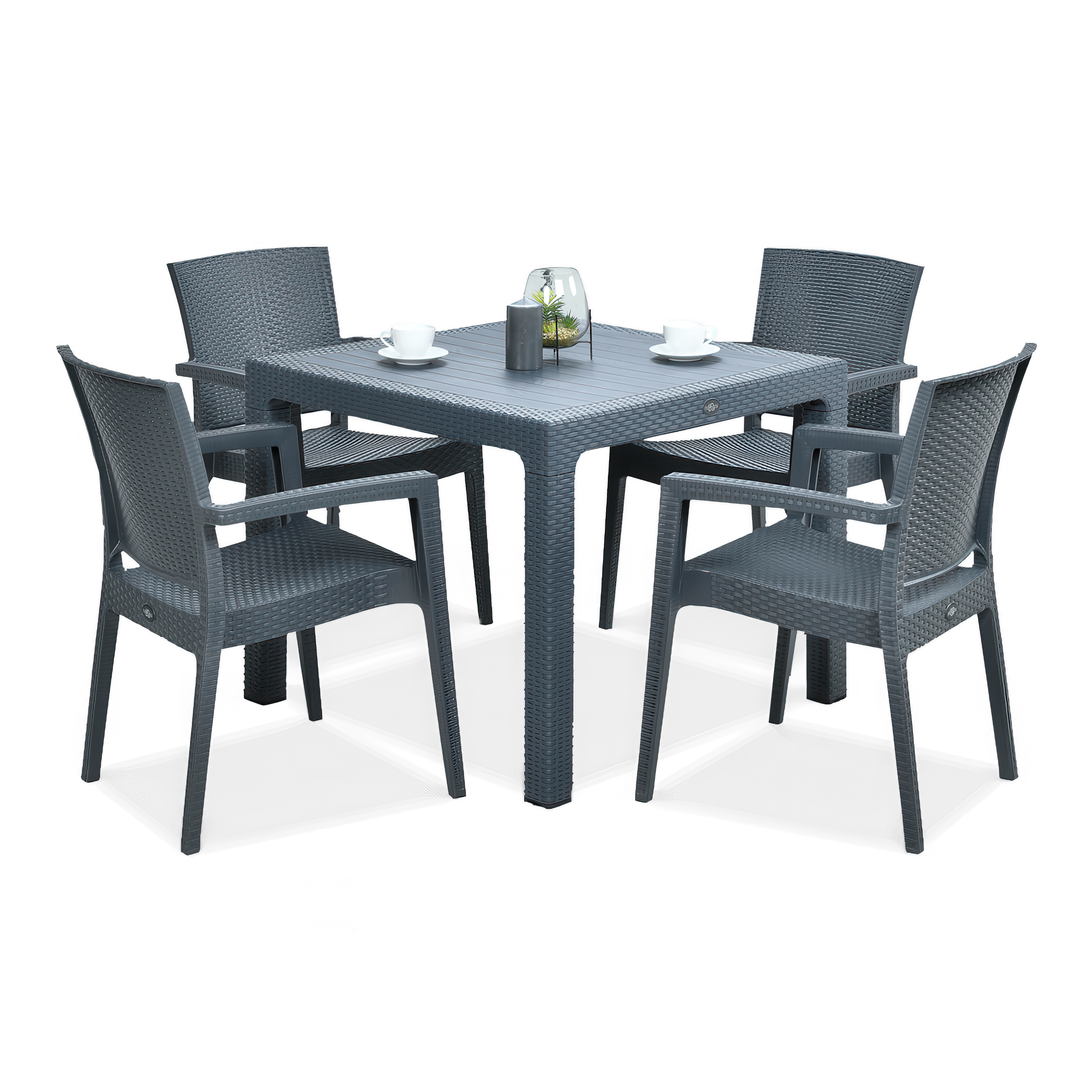 Set restaurant Novussi ZENIT 4+1 Antracit