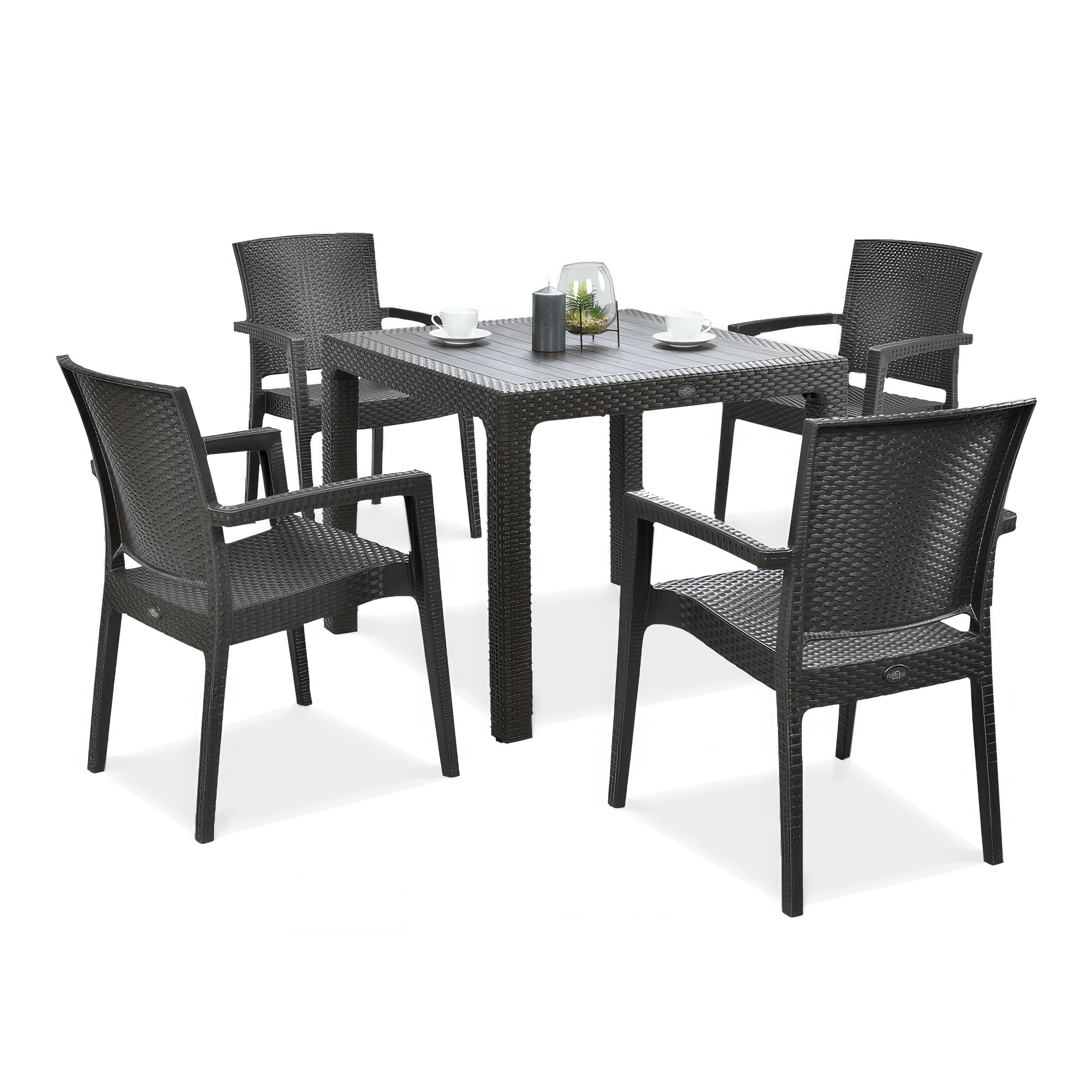 Novussi set restaurant ZENIT 4+1 Brown