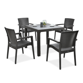 Novussi set restaurant ZENIT 4+1 Brown