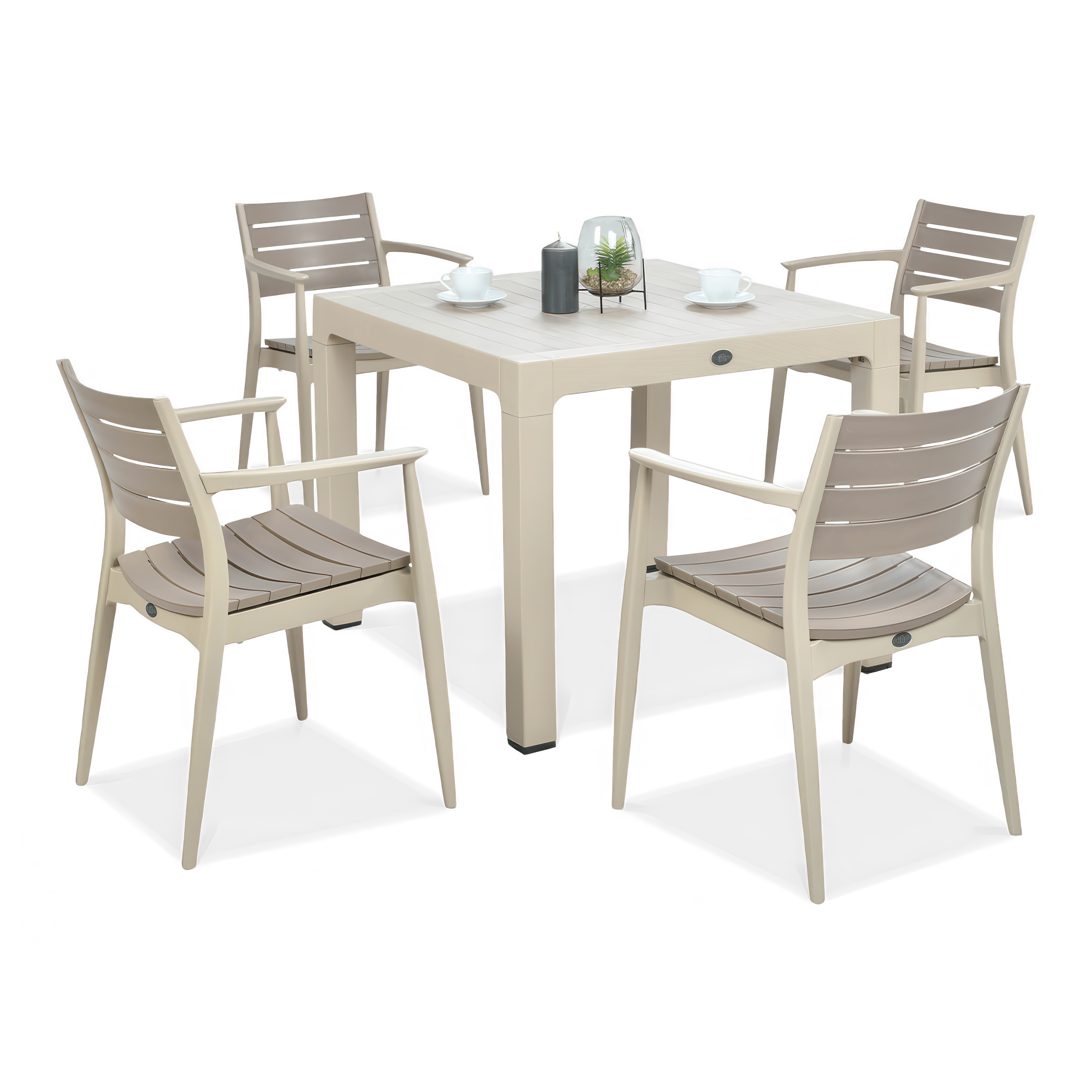 Set restaurant Novussi REGNUM 4+1 Cappuccino/ maro desert