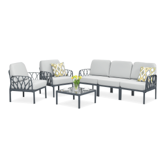 Novussi set modular de grădină GARDA 3 Antracit