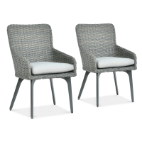 Fotoliu Technorattan 2x MILANO Gri