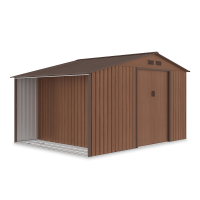 Casă de scule MADISON 342x255cm nuc - Hardmaister