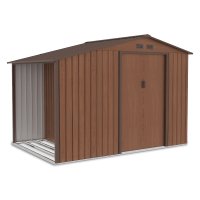 MADISON 278x191cm Șopron de grădină din nuc - Hardmaister